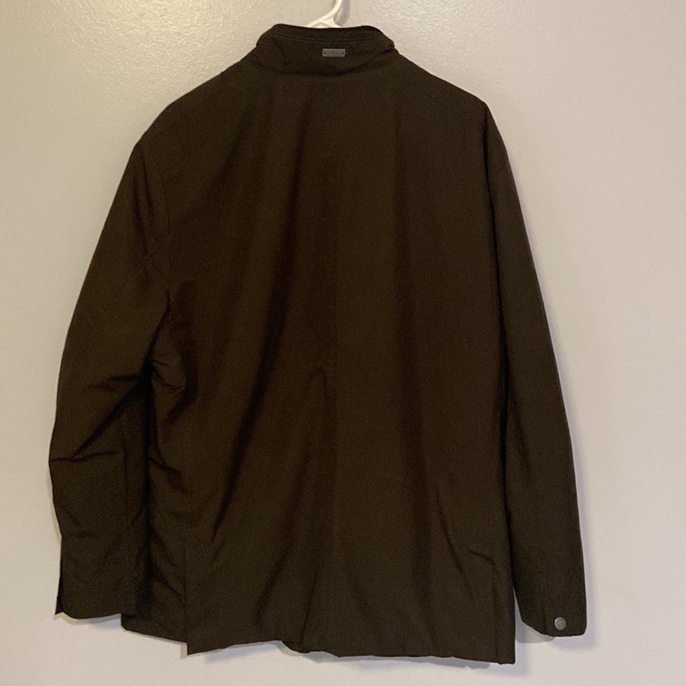 Tommy Bahama Mens Field Jacket Sz L Brown Utility Coat Wool Blend Casual Outdoor - Picture 7 of 12